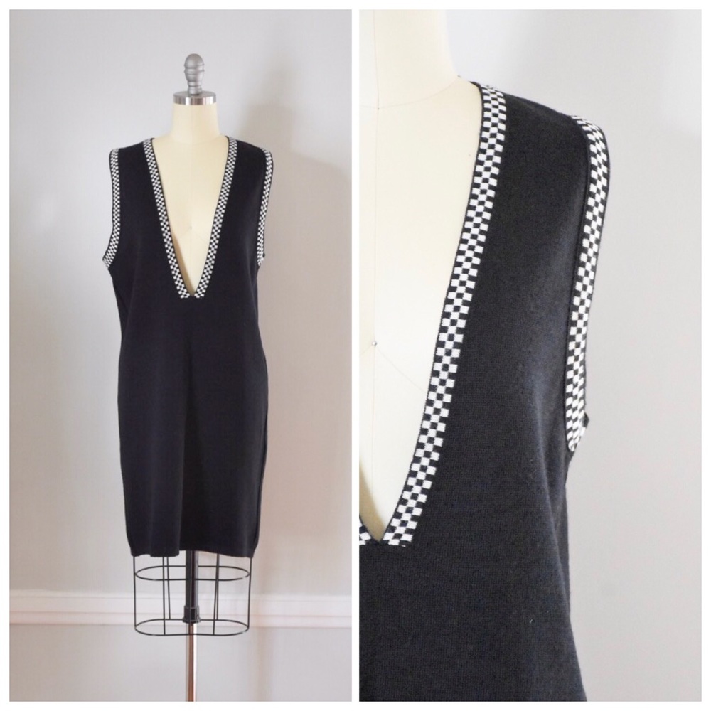 90s Vintage Vest Dress